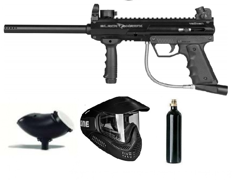 Pack Marcador Valken V-TAC SW-1 Blackhawk Cal. 68 Black* Co2 - *Envío Gratis 2/4 Dias